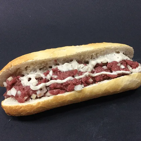 Broodje steak tartare