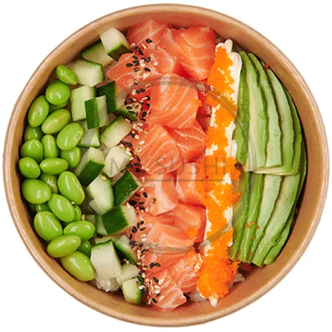 Poké bowl salmon