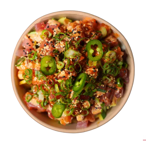 Poke Nacho’s Salmon Tuna