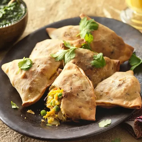 Vegetarische samosa