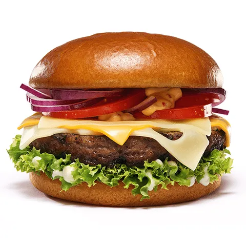 Triple cheeseburger