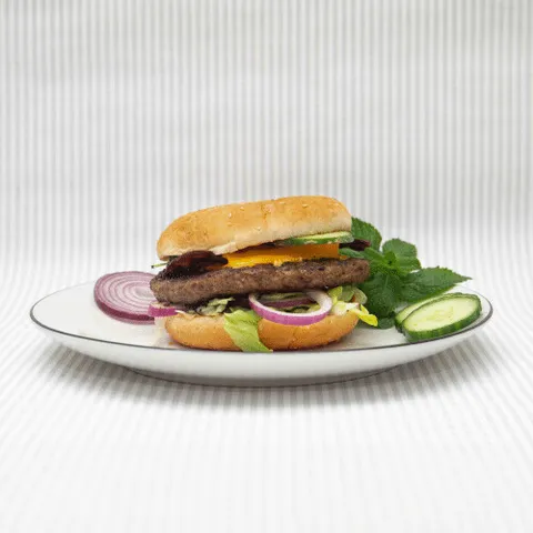 Angus mega beef burger