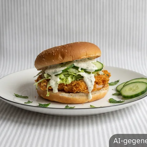 Classic chicken burger