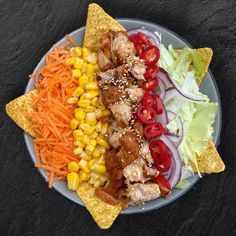 Chicken sensation poke bowl