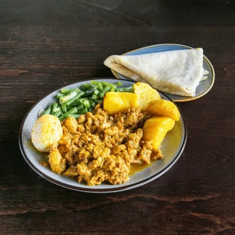 Roti kipfilet kerrie