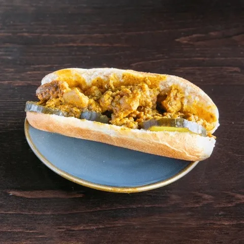 Broodje kipfilet kerrie