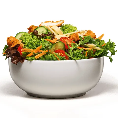 Chick'n' cheese salade