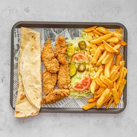 Crispy chicken schotel