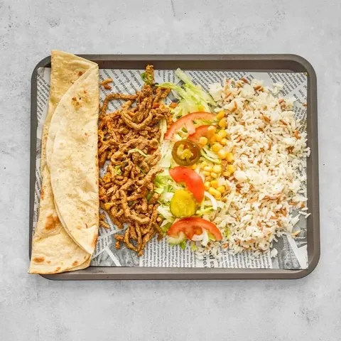 Shoarma schotel met rijst