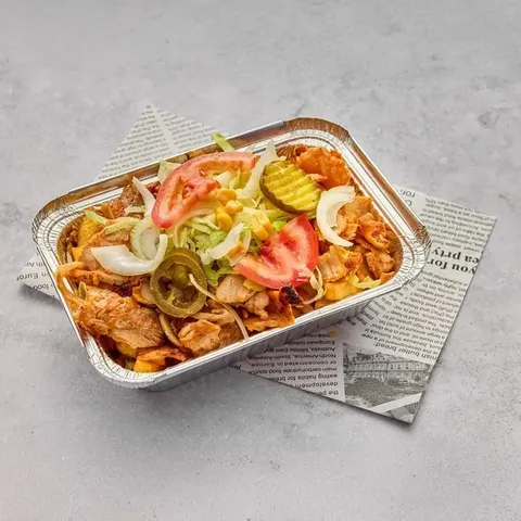 Kapsalon kip döner