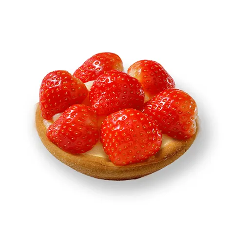 Aardbeien gebakje