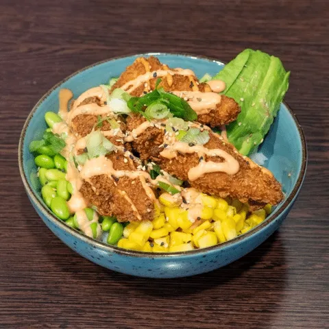 Crispy chicken bowl