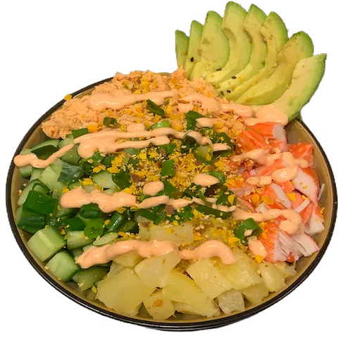 Spicy shiso salmon