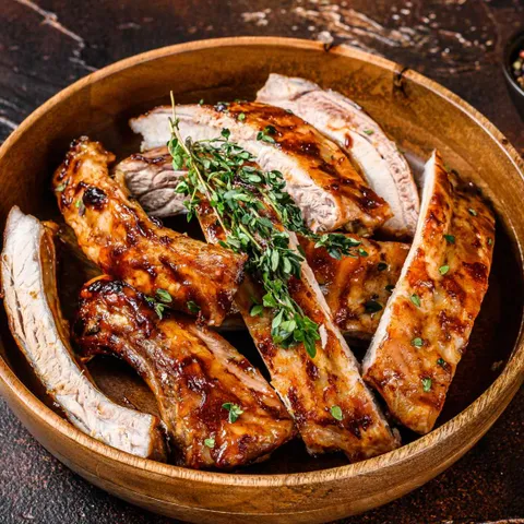 Mini spareribs schotel