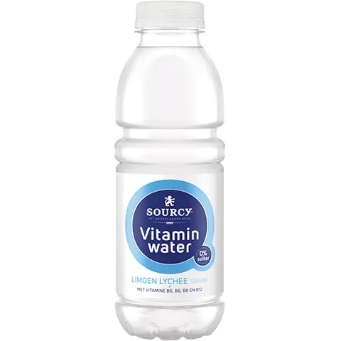 Sourcy vitamin water limoen lychee 500ml