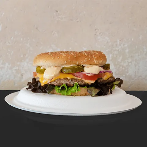 Beef cheeseburger