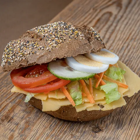 Broodje oude kaas gezond