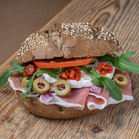 Broodje geitenkaas parmaham