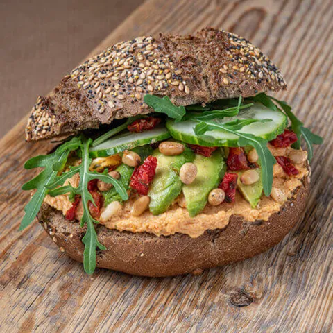 Broodje vegan kruidenkaas