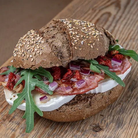 Broodje geitenkaas bacon
