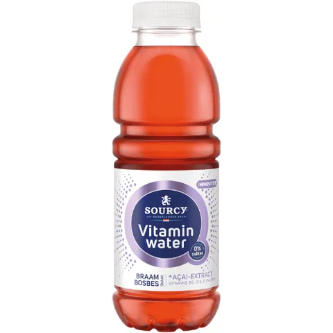 Sourcy vitaminwater braam bosbes 500ml