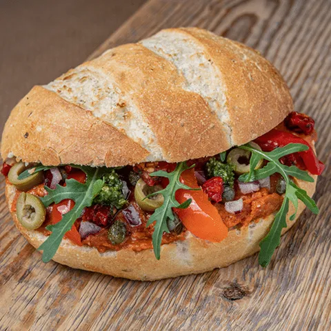 Broodje vegetarische filet americain
