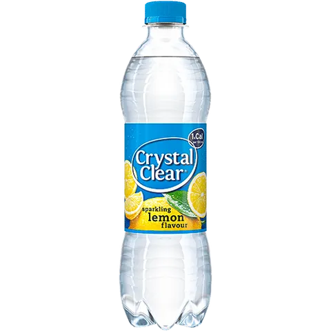 Crystal Clear sparkling lemon 500ml