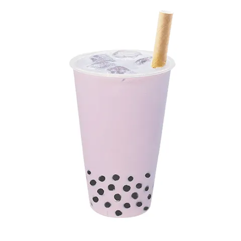 Taro milk latte