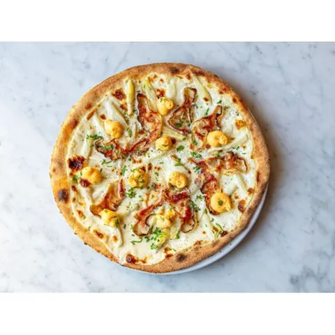 Pizza van de Maand: Asparagi alla Carbonara