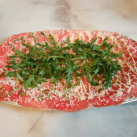 Carpaccio schotel klein