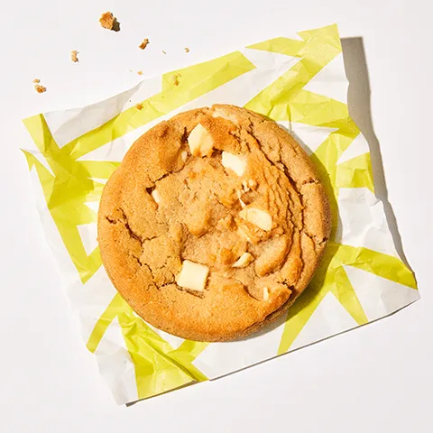 White chocolate cookie