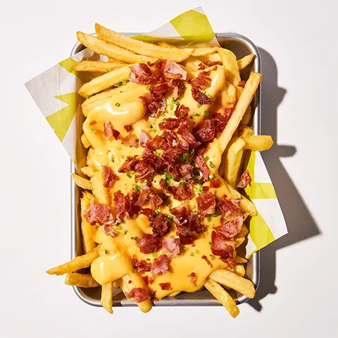 Bacon cheese fries