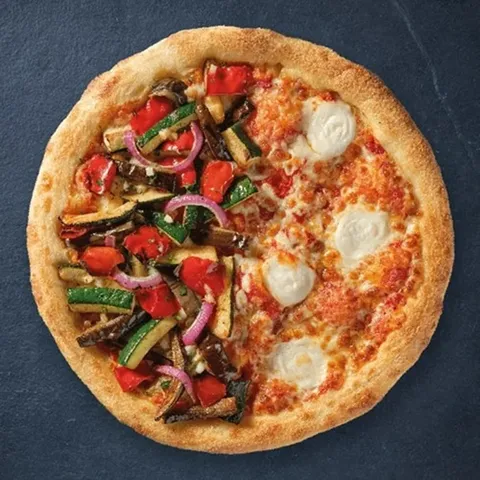 Double tasty: Grilled Veggies & Extra Cheesy
