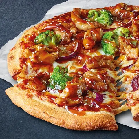 Teriyaki Chicken pizza