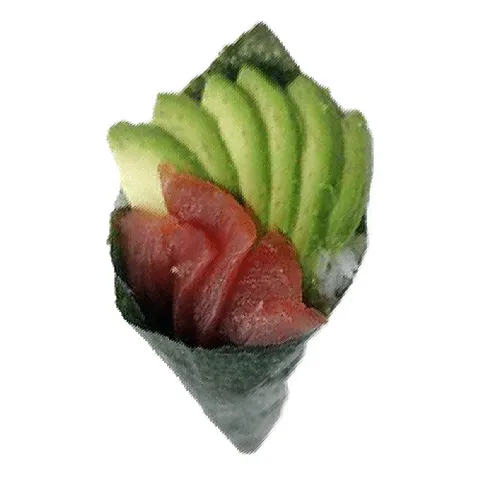 Tonijn avocado hand roll