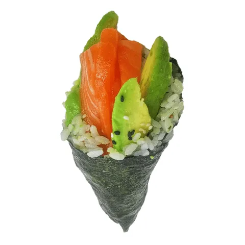 Sake avocado hand roll