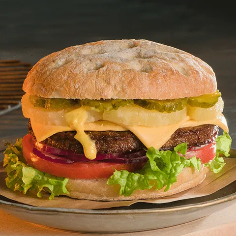Vegan Hawaï burger