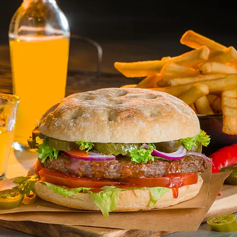 Hot chili burger menu