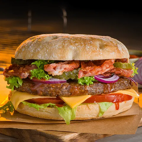 BBQ bacon burger
