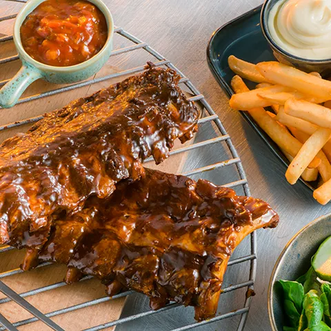 Spareribs medium menu