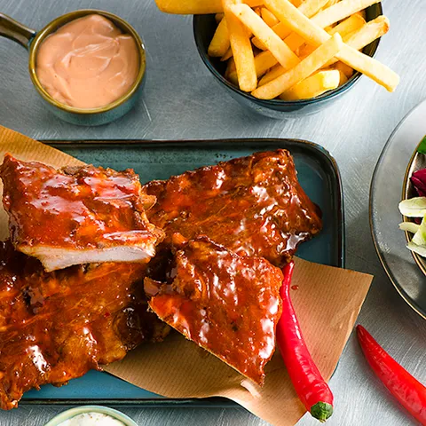 Spareribs large menu
