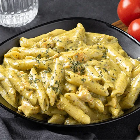 Pasta creamy pesto