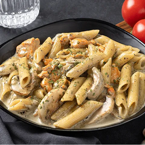 Pasta creamy truffle chicken