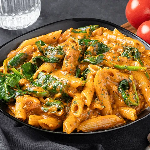 Pasta chicken pesto
