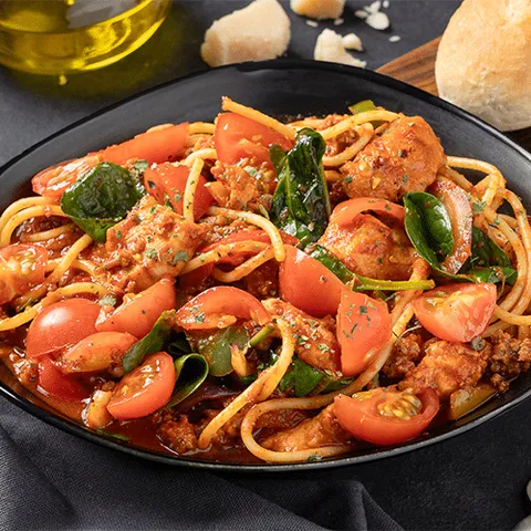 Pasta bolognese all-in