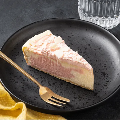 Strawberry and cream cheesecake