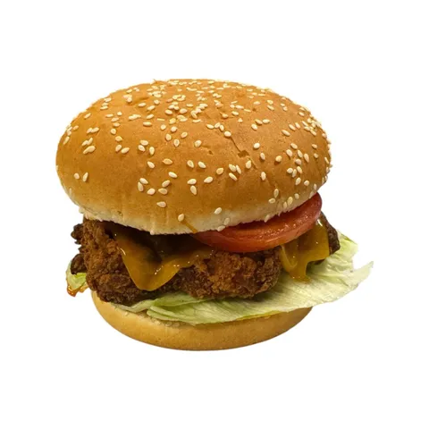 Crunchy Chicken Burger met Roasted Onion