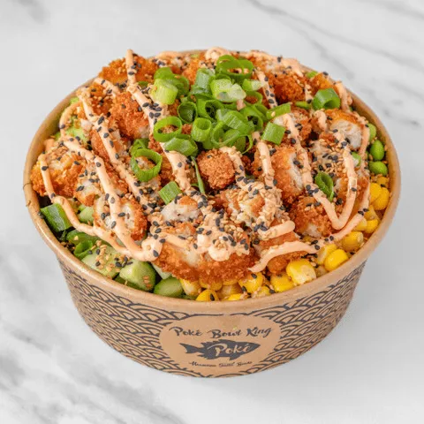 Poké crispy chicken