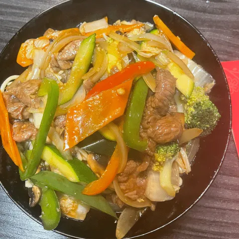 Noedels met beef