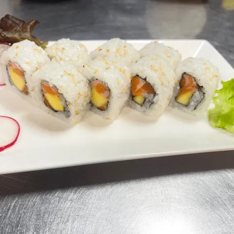 Zalm mango roll